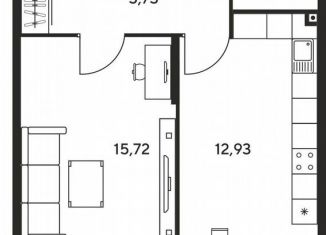 Продается 1-комнатная квартира, 42.2 м2, Ростов-на-Дону