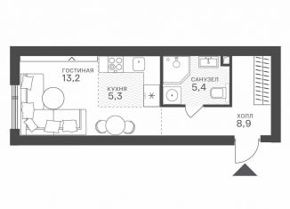 Продаю квартиру студию, 32.8 м2, Москва, район Крылатское