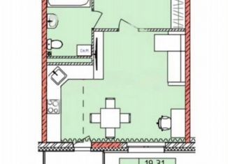 Продаю квартиру студию, 39.2 м2, Архангельская область, Партизанская улица, 28к2