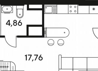 Продается квартира студия, 24.4 м2, Ростовская область