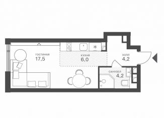 Продам квартиру студию, 31.9 м2, Москва, район Крылатское