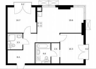 Продажа 2-ком. квартиры, 60 м2, Москва, СЗАО, жилой комплекс Холланд Парк, к8