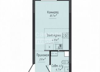 Продаю квартиру студию, 24 м2, село Первомайский, улица Строителя Николая Шишкина, 6/3, ЖК Город Оружейников