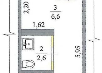 Продается 1-ком. квартира, 17 м2, Благовещенск, Рёлочный переулок, 12