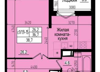 Продам квартиру студию, 55.8 м2, посёлок Парголово, Ольгинская дорога, 3/20