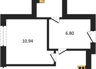 Продажа однокомнатной квартиры, 41.1 м2, Павловск