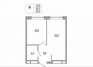 Продам 1-комнатную квартиру, 33.2 м2, Свердловская область