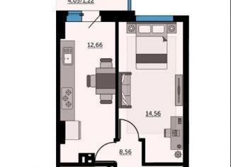 Продам 1-ком. квартиру, 43 м2, Ростов-на-Дону, улица 23-я Линия, 54, ЖК Город у Реки