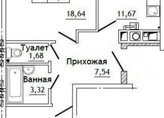 Продам 2-ком. квартиру, 65.9 м2, Смоленская область