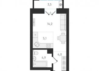 Продается квартира студия, 28.2 м2, Новосибирск