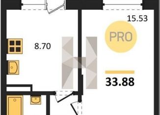 Однокомнатная квартира на продажу, 33.9 м2, Воронеж, Советский район, Острогожская улица, 156/2