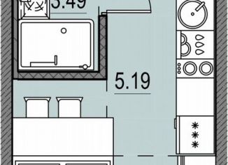 Квартира на продажу студия, 20.8 м2, Санкт-Петербург, метро Приморская