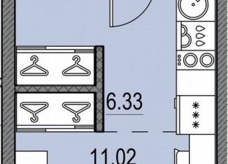 Продается квартира студия, 21.7 м2, Санкт-Петербург, Василеостровский район