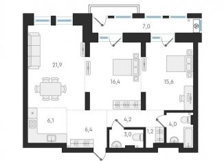 Продам 3-комнатную квартиру, 78.8 м2, Новосибирск