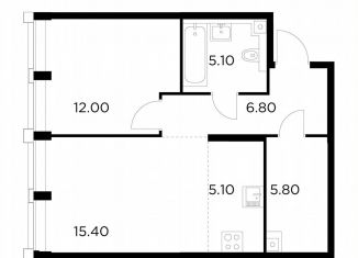 Продажа 1-комнатной квартиры, 50.2 м2, Москва, метро Войковская