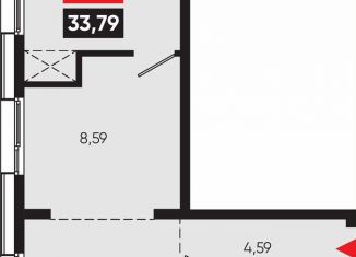 Продается 2-комнатная квартира, 33.8 м2, Иркутская область