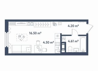 Продажа квартиры студии, 29.9 м2, Санкт-Петербург, Московский район