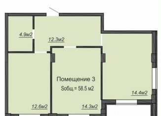 Сдам в аренду помещение свободного назначения, 58.5 м2, Краснодар, Криничная улица, 128