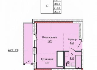 Продам 1-ком. квартиру, 31.9 м2, Хабаровский край