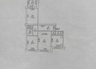 Продаю 3-комнатную квартиру, 61.8 м2, Новочеркасск, Грушевская улица, 13/10