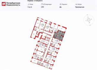 Продажа 1-ком. квартиры, 31 м2, Санкт-Петербург, Василеостровский район, Уральская улица, 23