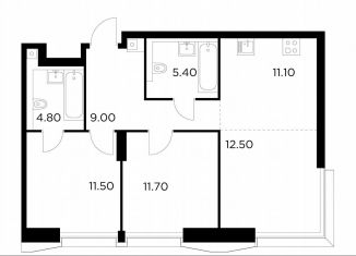 Продается 2-комнатная квартира, 66 м2, Москва, метро Водный стадион