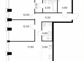 Продам 2-комнатную квартиру, 79 м2, Москва, Войковский район