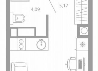 Продается квартира студия, 21.5 м2, Астрахань, улица Николая Островского, 148/1