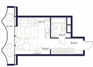 Продается 1-ком. квартира, 30.1 м2, Москва, ЖК Союз, к4, СВАО