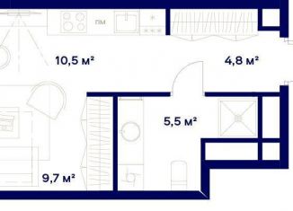 Продам квартиру студию, 30.5 м2, Москва, ЖК Союз, к3, район Ростокино