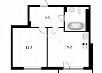 Продается 1-ком. квартира, 36.1 м2, Новосибирск, улица Василия Клевцова, 3