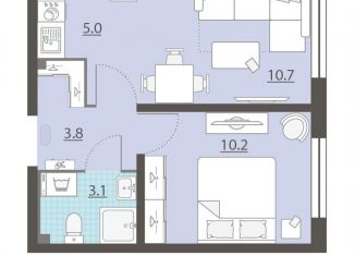 Продаю 1-комнатную квартиру, 32.8 м2, посёлок Мичуринский