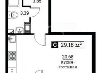 Продаю квартиру студию, 29.2 м2, Мурино, ЖК Урбанист, Екатерининская улица, 17