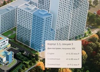 Продается квартира студия, 28.4 м2, Люберцы, Солнечная улица, 2