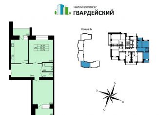 Продается 2-комнатная квартира, 74.1 м2, Владимир, Ленинский район