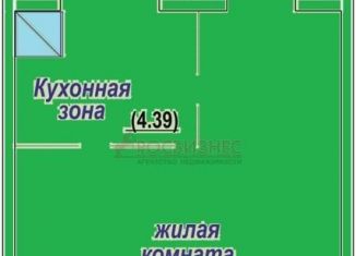 Продам квартиру студию, 39 м2, Новосибирск, улица В. Высоцкого, 140/1, Октябрьский район