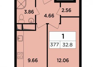 Продаю 1-ком. квартиру, 32.3 м2, Москва, Берёзовая аллея, 19к6, Останкинский район