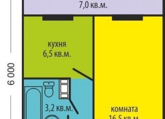 Продажа однокомнатной квартиры, 35.6 м2, Челябинск, Электростальская улица, 20