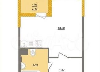 Продается квартира студия, 27.9 м2, Санкт-Петербург, улица Фёдора Котанова, 13к1, ЖК Светлый Мир Жизнь