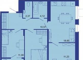 Продаю 3-ком. квартиру, 76.3 м2, Брянск, Советский район, Советская улица, 122