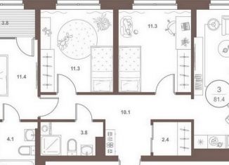 Продажа 3-комнатной квартиры, 81.4 м2, Пензенская область