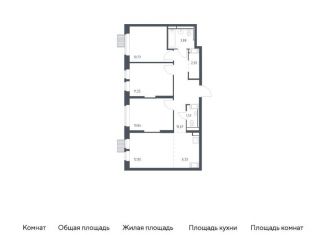 3-ком. квартира на продажу, 69.4 м2, Московская область