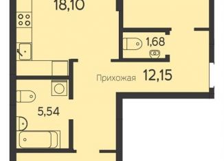 Продается двухкомнатная квартира, 74 м2, Томск, Комсомольский проспект, 48, Советский район