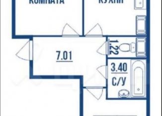 Продается двухкомнатная квартира, 54 м2, Санкт-Петербург, Плесецкая улица, 10, ЖК Полис на Комендантском