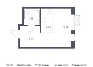 Квартира на продажу студия, 25.9 м2, деревня Мисайлово