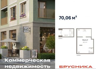 Продается помещение свободного назначения, 70.06 м2, Тюмень, Краснооктябрьская улица, 4Ак2