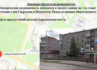 Продам офис, 107 м2, Березники, улица Пятилетки, 90