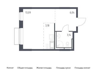 Квартира на продажу студия, 25.5 м2, Москва, жилой комплекс Новое Внуково, к21