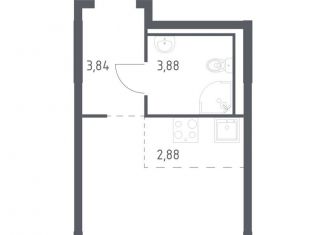 Продаю квартиру студию, 22.4 м2, деревня Новосаратовка