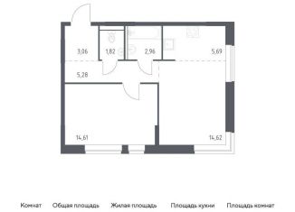 Продажа 1-комнатной квартиры, 48 м2, поселение Филимонковское, жилой комплекс Квартал Марьино, к4